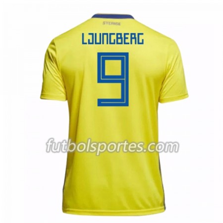 Camisetas Suecia Ljungberg 9 Primera Equipacion Mundial 2018